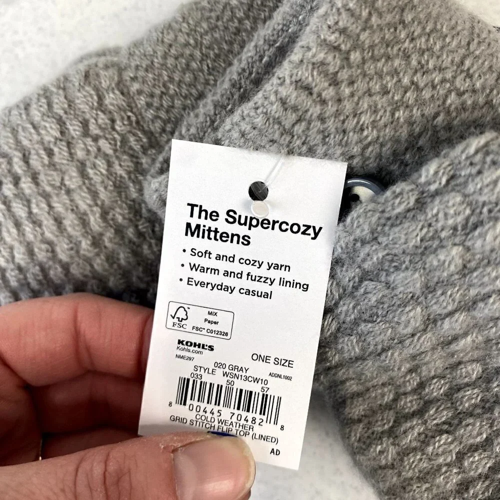 Sonoma Supercozy Mittens NWT